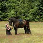 Marloes & paard ( Jesse) - Schoonoord