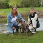 Carla en Kyano met Chica